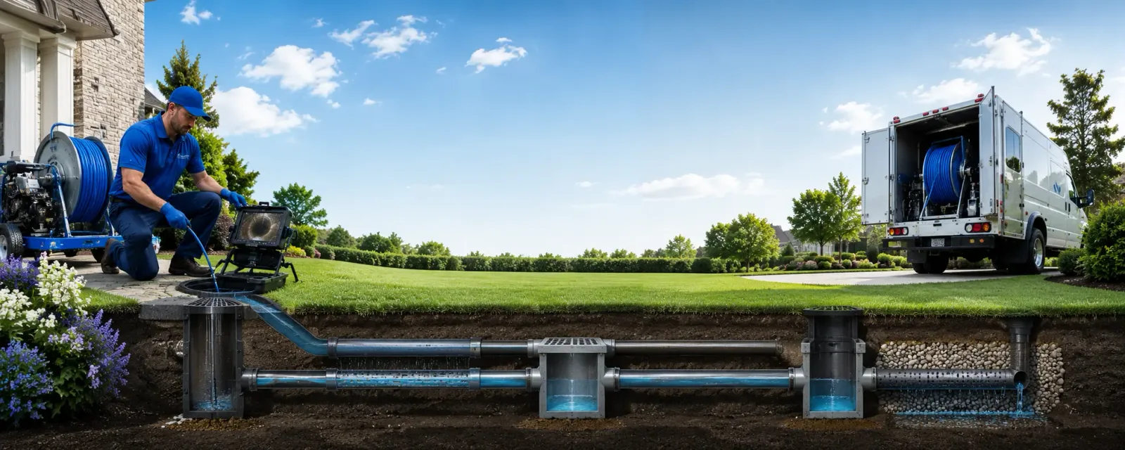 Outdoor drain cleaning information for Rose City, MI